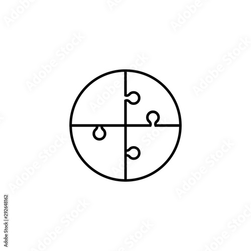Puzzle vector icon vector