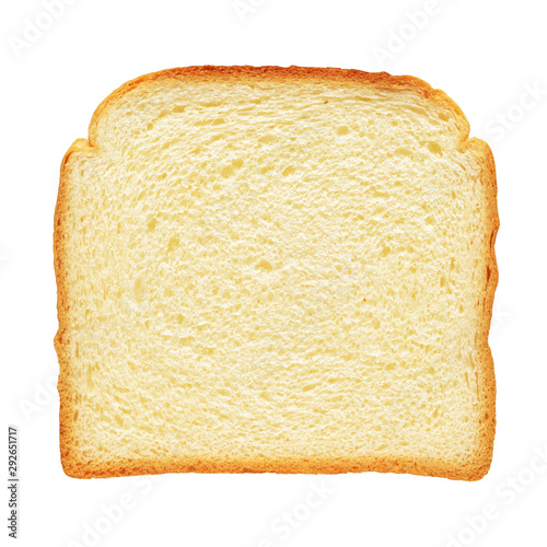 Fresh toast bread isolated on white background