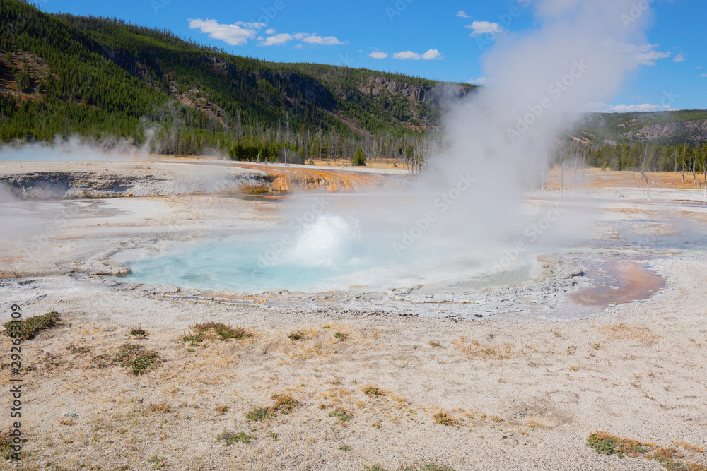 Black sands geyser basin