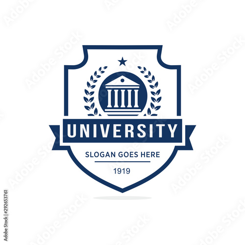 University, college logo vector