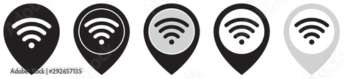 ICÔNE DE LOCALISATION WI-FI