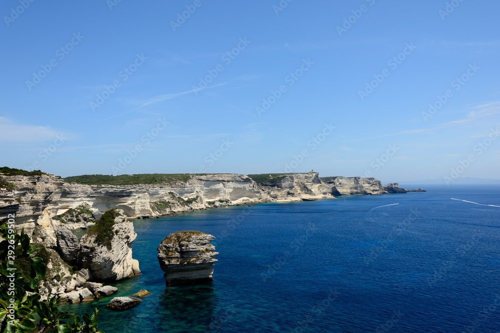 Southern Corsica sandstone cliffs