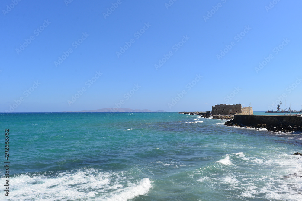 Fototapeta premium Hafenfestung Koules Heraklion, Kreta