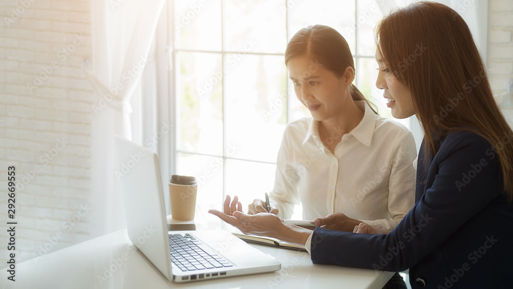 Business team brainstorming and discussing with financial data and report graph. Teamwork meeting working concept. Business team brainstorming and discussing with financial data and report graph. Teamwork meeting working concept.