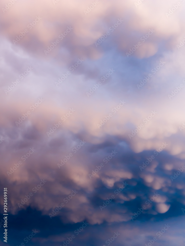 Fluffy Clouds Shaped Like a Cotton Ball