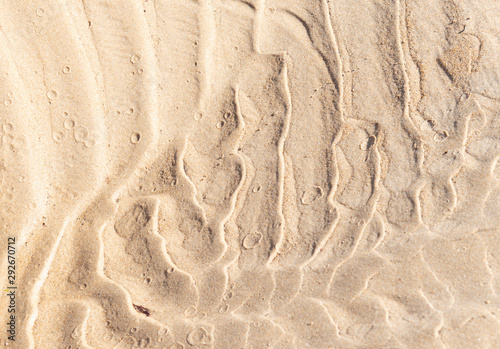sand waves on the beach