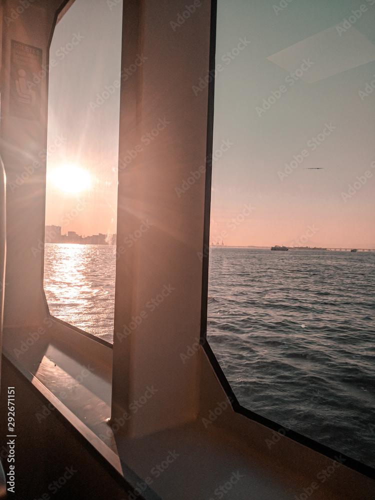 Fototapeta premium sunset at the sea