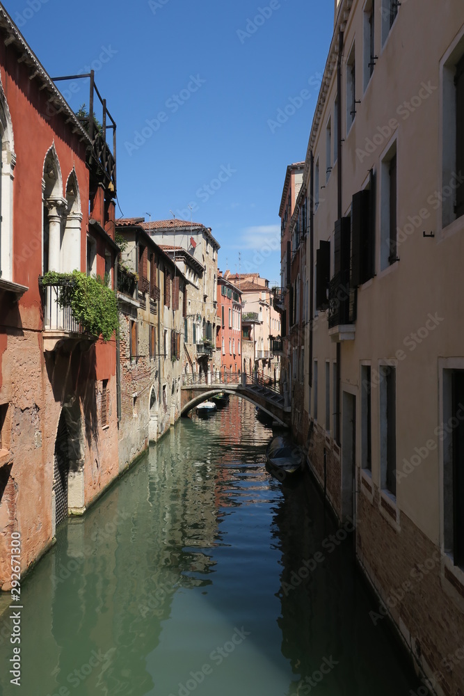 The beautiful Venezia in Italy in the spring