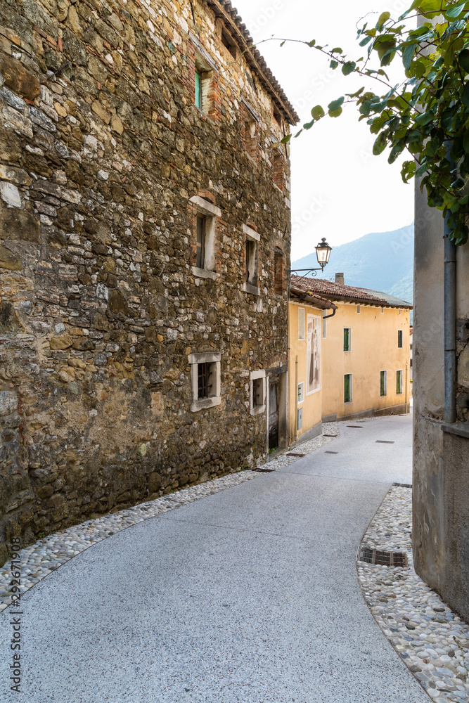 The village of Fratta in the Trevigiani hills
