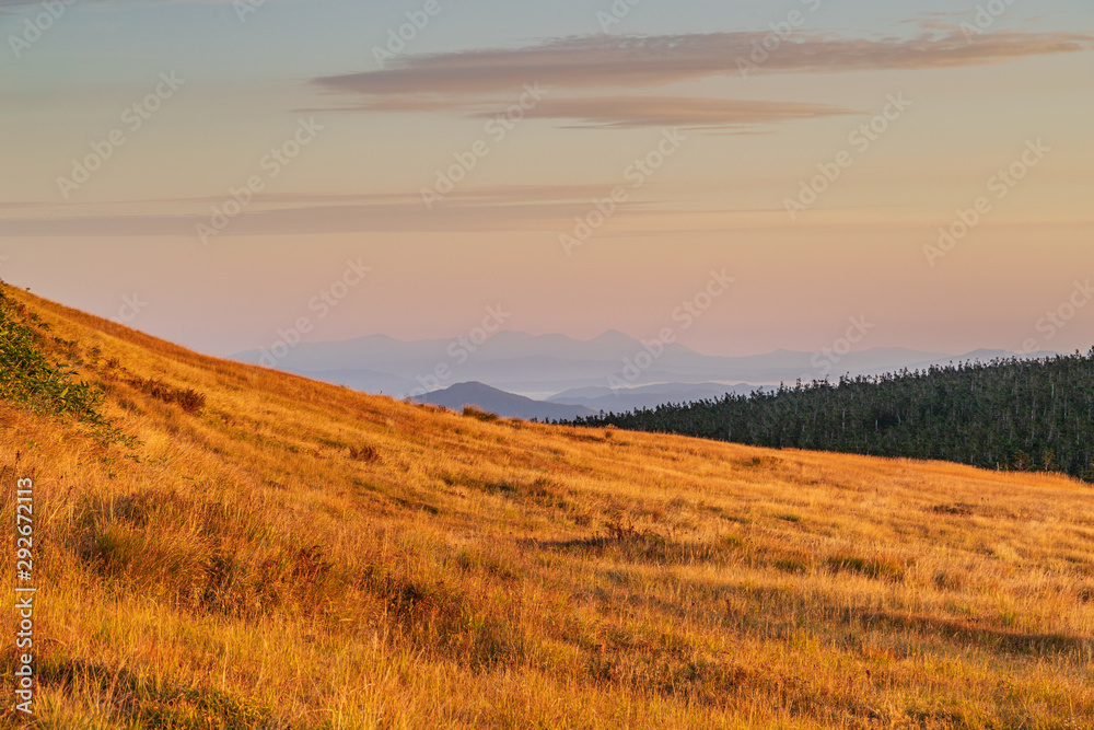 Towada Hachimantai National Park in early autumn