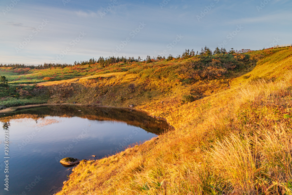 Towada Hachimantai National Park in early autumn Towada Hachimantai National Park in early autumn