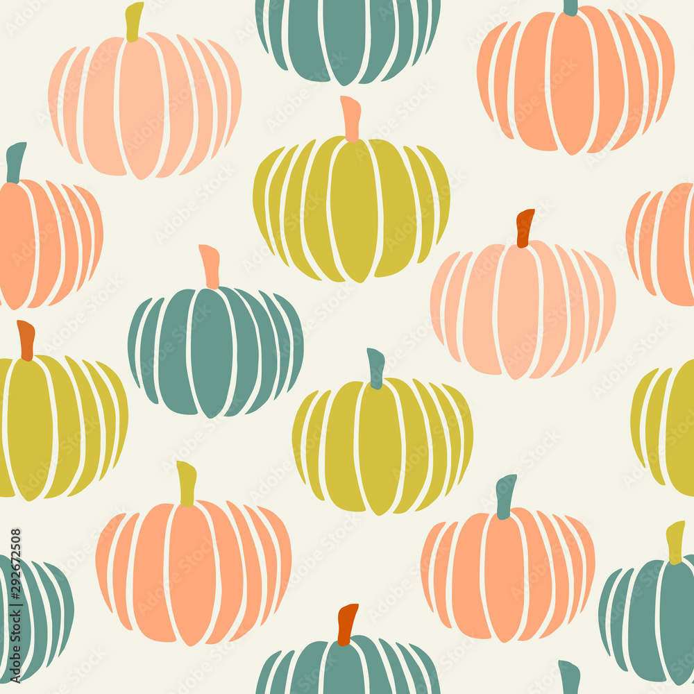 Painted pastel pumpkins