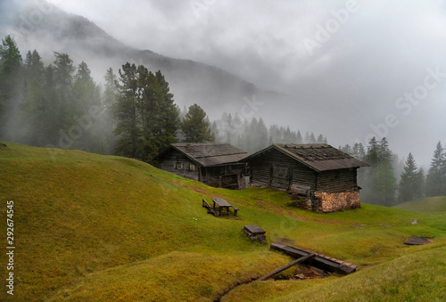 house in the mountains