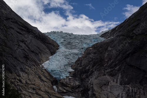 Briksdal glacier on inner norway © David Martínez