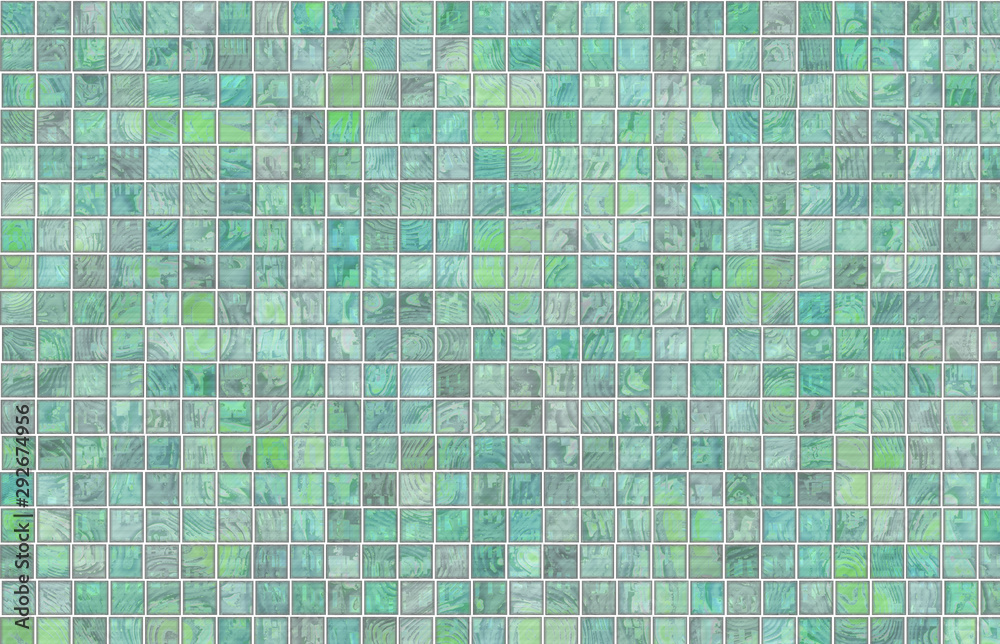 Fototapeta premium colored abstract tiles blocks decor