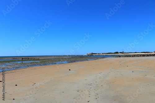 La plage de la Remigeasse à marée basse © sylviane