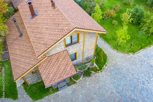 Top view of the two-storey ...