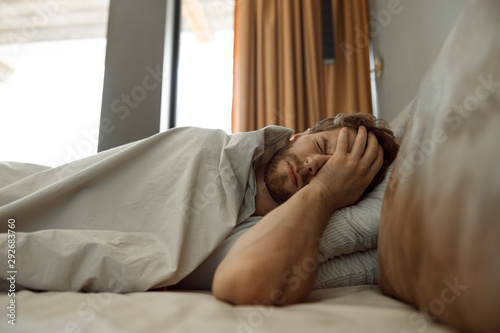 Man having no desire to wake up