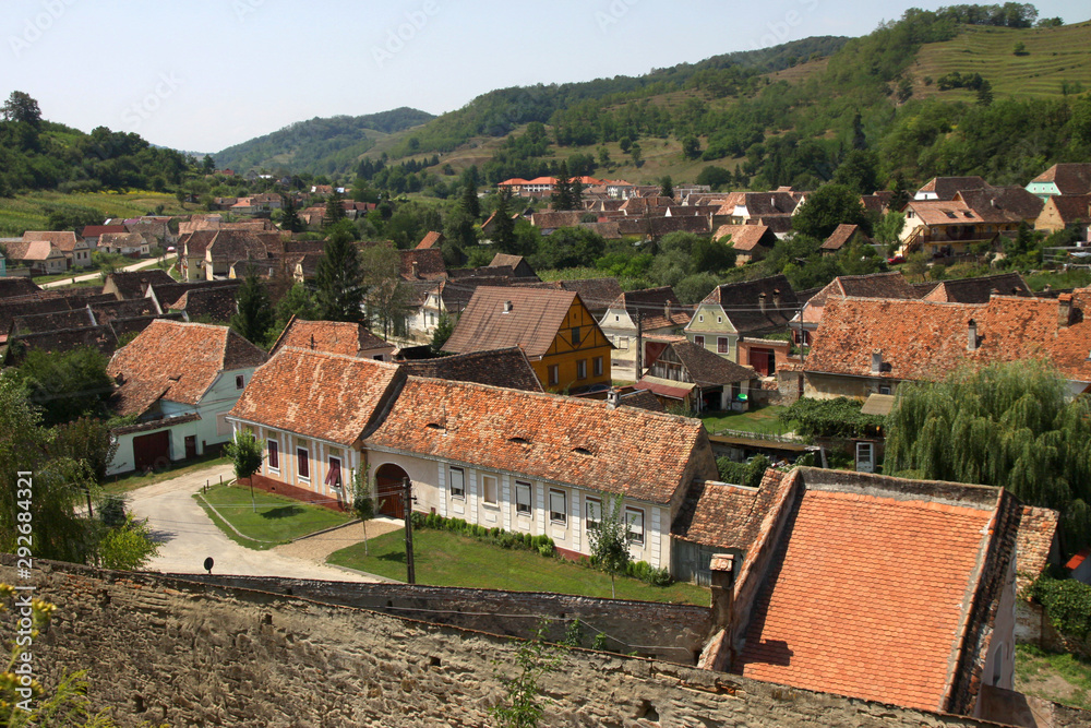 Biertan village - famous UNESCO heritage in Romania