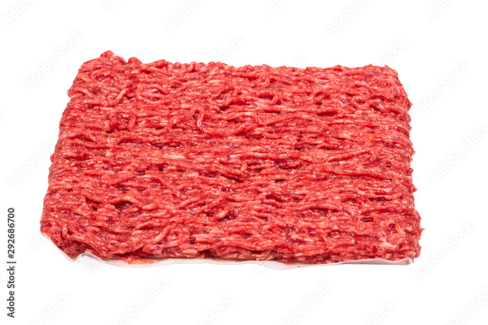 Chopped meat isolated on white background. Chopped meat isolated on white background.