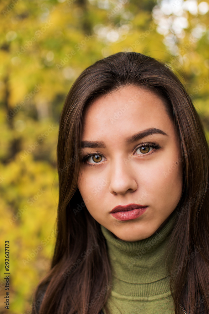 Beautiful woman having fun in fall park. Happy Autumn. Beautiful woman having fun in fall park. Happy Autumn.