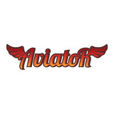 aviator logo sign icon theme red wing