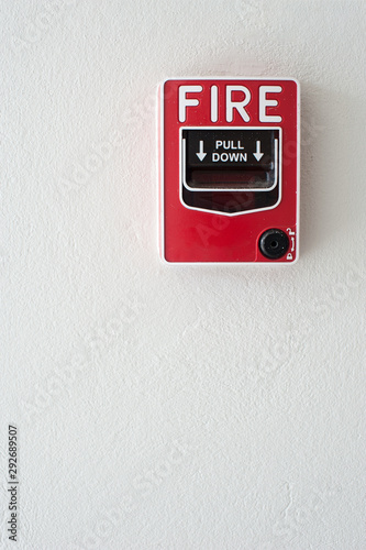 Emergency fire alarm .