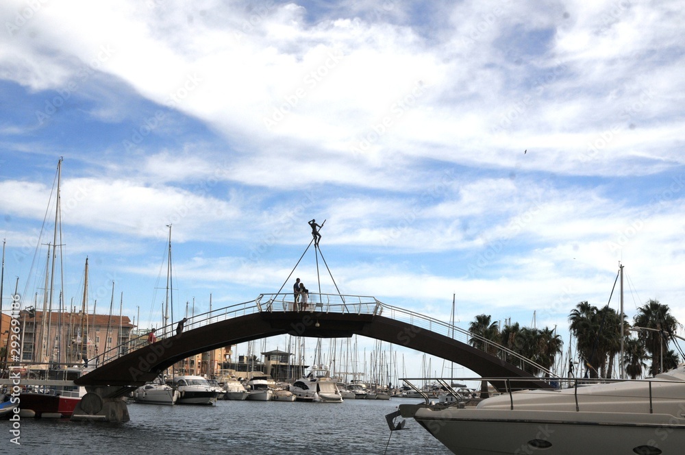 Port de Fréjus (Midi de la France)