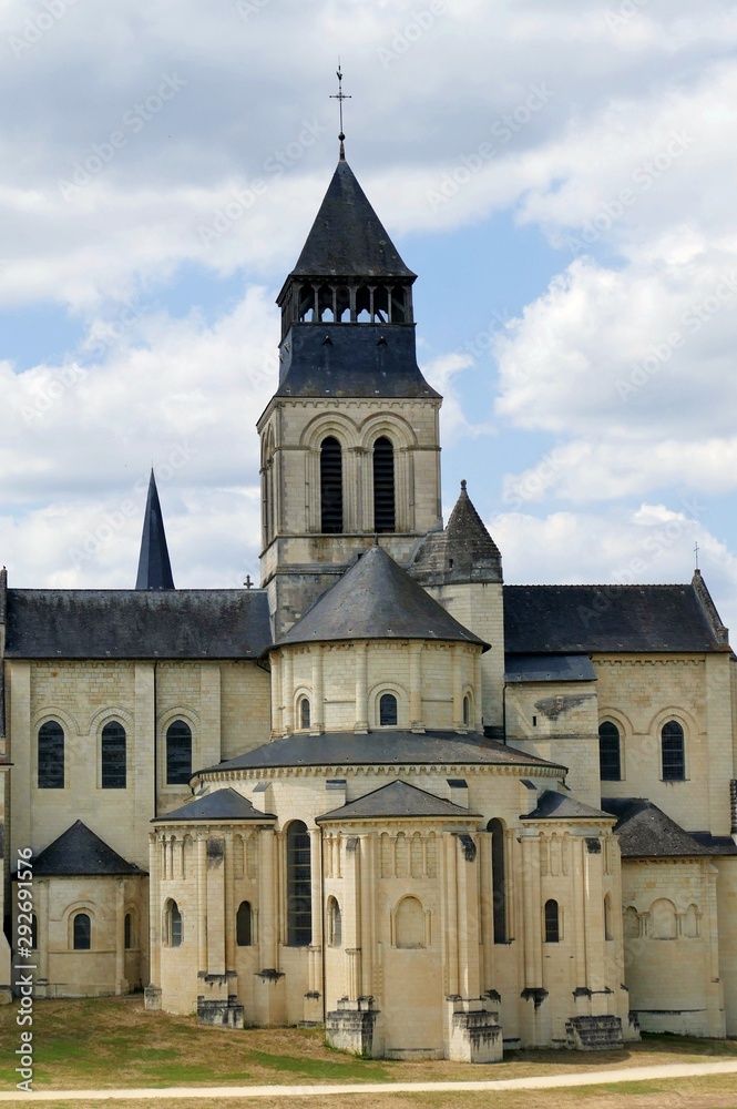 Abside de l’église de l’Abbaye royale Notre-Dame de Fontevraud