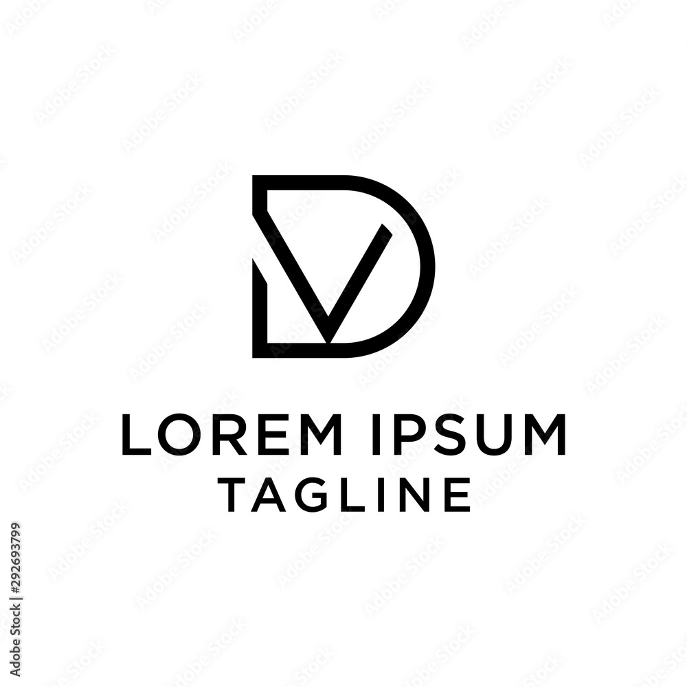 initial letter logo DT, TD logo template initial letter logo DT, TD logo template