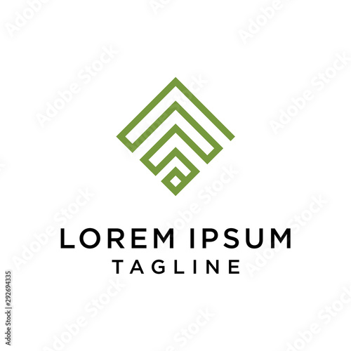 simple set nature outline modern or linear icon vector of leaf illustration.