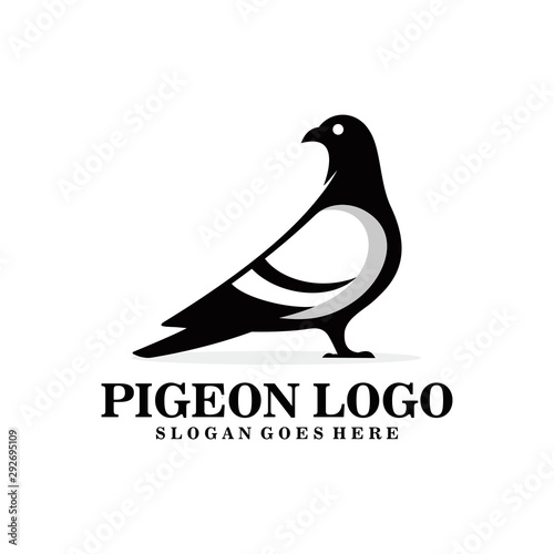 Pigeon logo vector