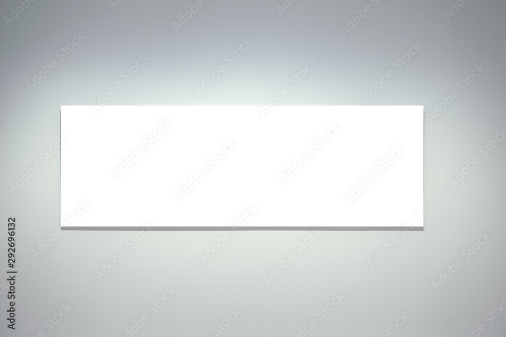 Art Gallery Museum Isolated Frame Contemporary White Wall Rectangular Clipping Path Art Gallery Museum Isolated Frame Contemporary White Wall Rectangular Clipping Path