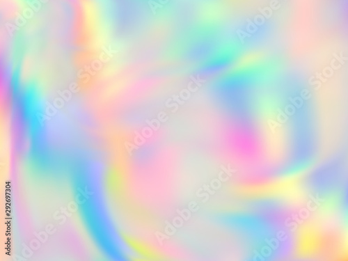 Holographic gradient neon vector illustration.