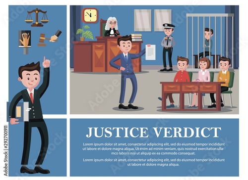 Flat Judicial System Composition