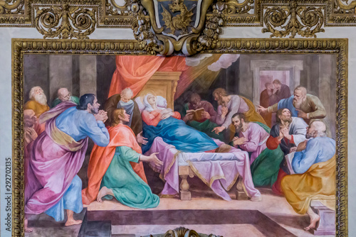 Interior of Santa Maria Maggiore in Rome Italy