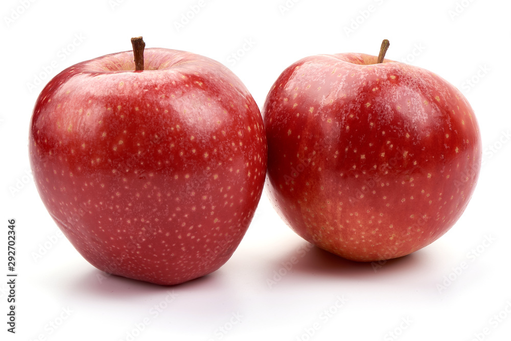 Red delicious apples, isolated on white background Red delicious apples, isolated on white background