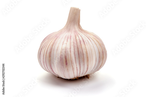 Fresh garlic, isolated on white background