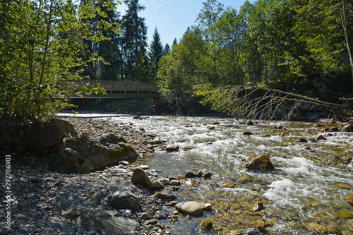 die breitach bei riezlern im kleinwalserta photo