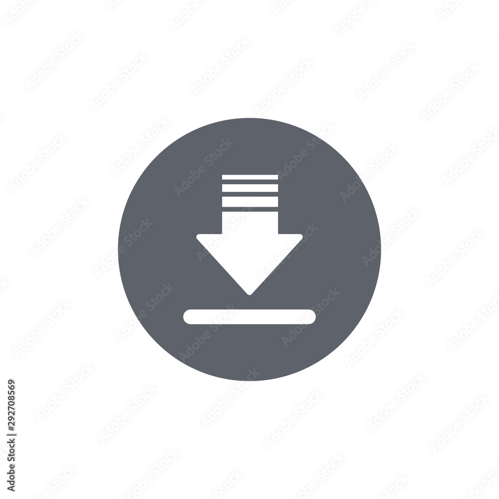 Download Icon Vector Illustration usable for website or application Download Icon Vector Illustration usable for website or application