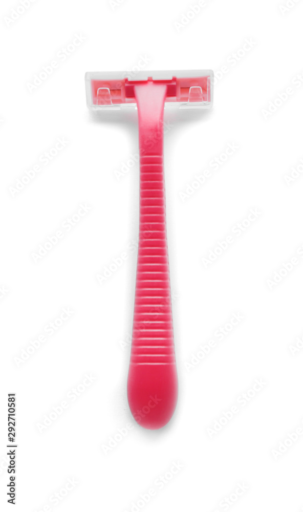 Razor for hair removal on white background Razor for hair removal on white background
