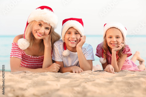 Happy family celebrating Ch...