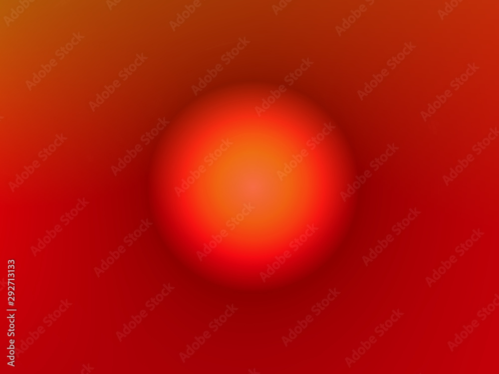 Abstract advertising, red gradient blurred circle background, geometric modern pattern