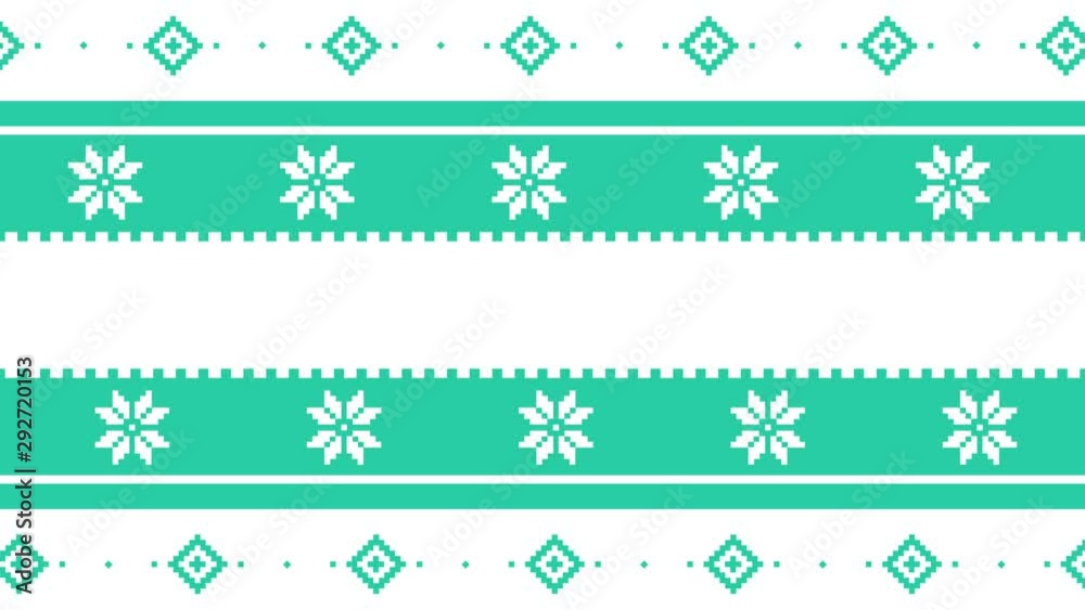 Traditional Lapland vector pattern, Sami people folk art design, traditional knitting and embroidery Nordic, Scandinavian retro ornaments from Norway, Sweden, Finland, Ukraine, Poland and Russia.