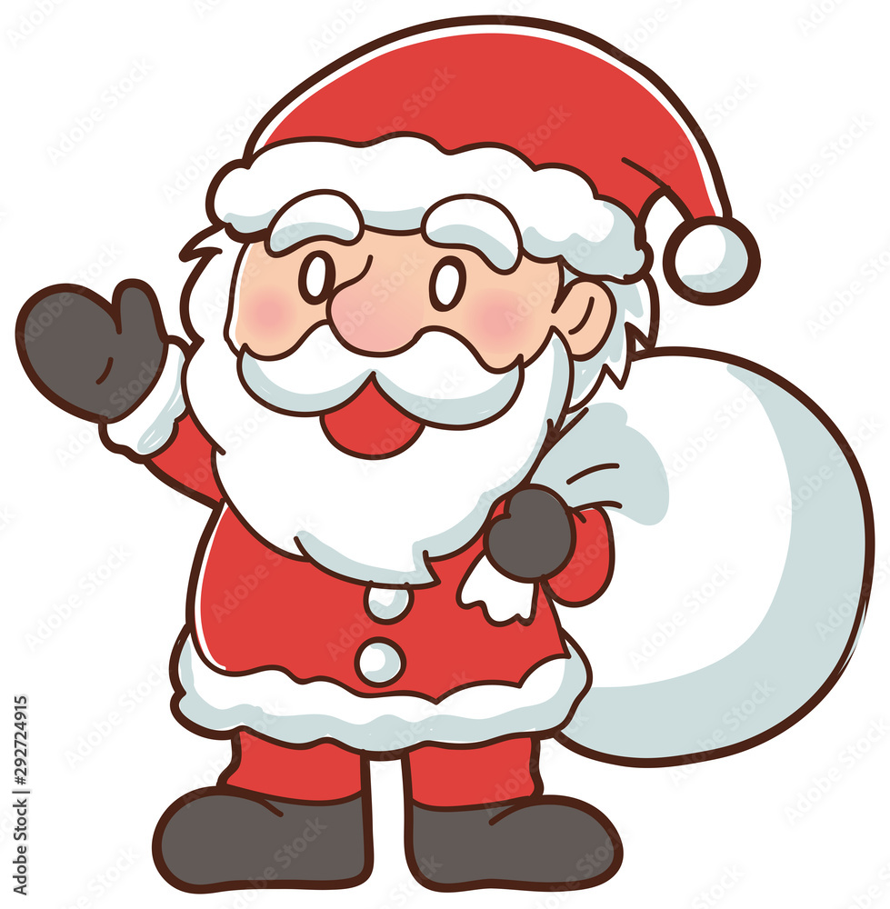 イラスト素材 サンタクロース クリスマス サンタさん Stock Vector Adobe Stock