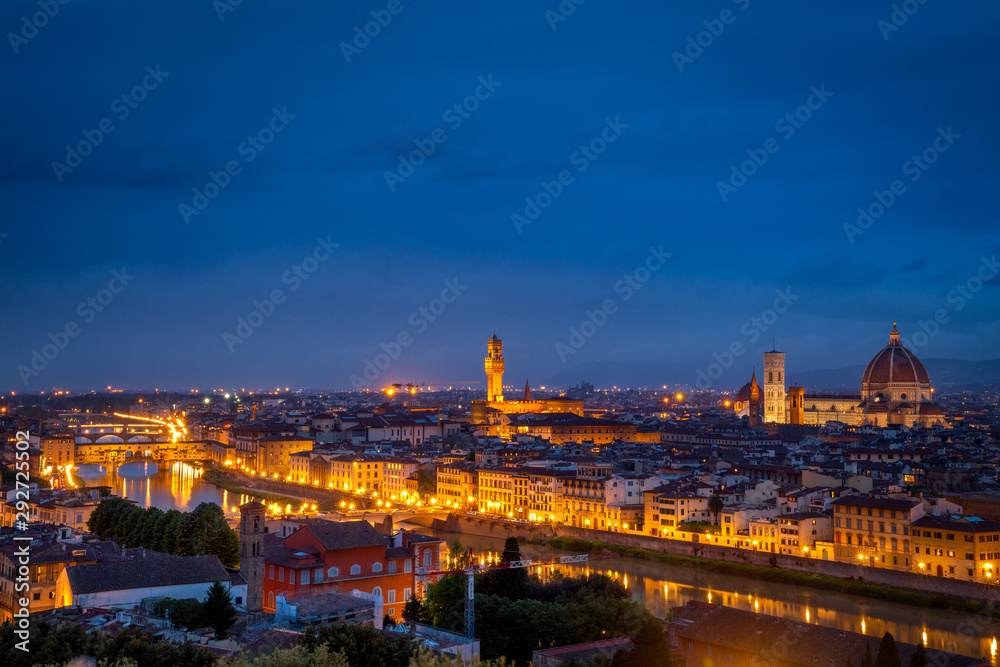 Florence Panorama. Panoramic image of Florence,