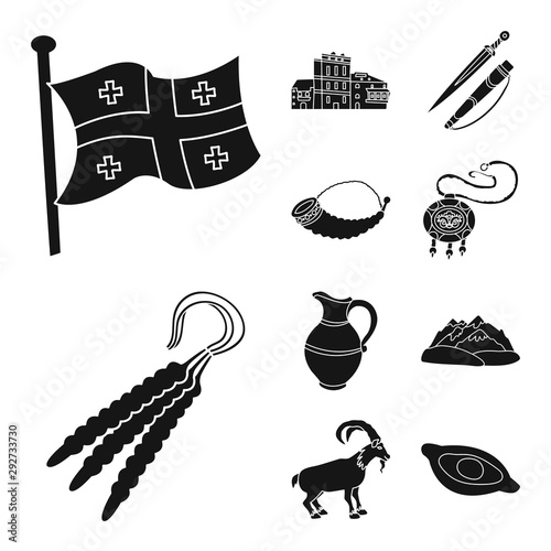 Vector illustration of heritage and originality icon. Set of heritage and traditions vector icon for stock.