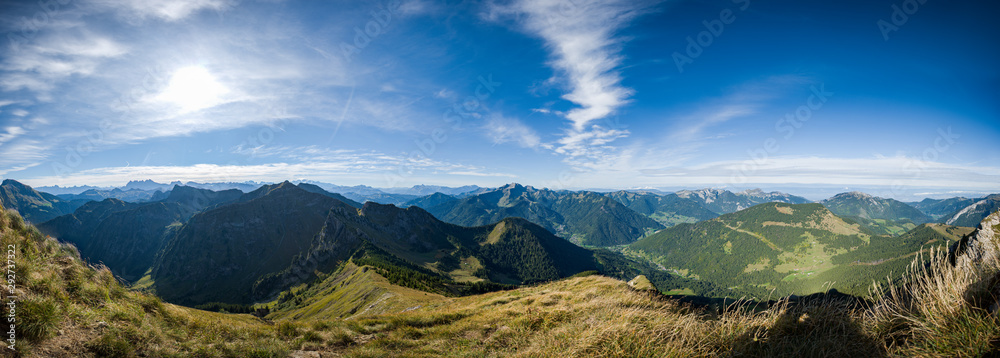 Εκτύπωση καμβά Haute-Savoie Landscape, port du soleil