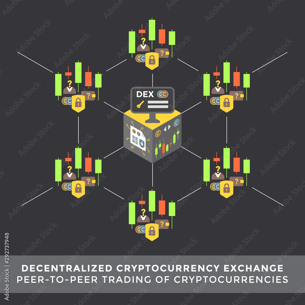 cryptocurrency blockchain technology concept. cryptocurrency blockchain technology concept.