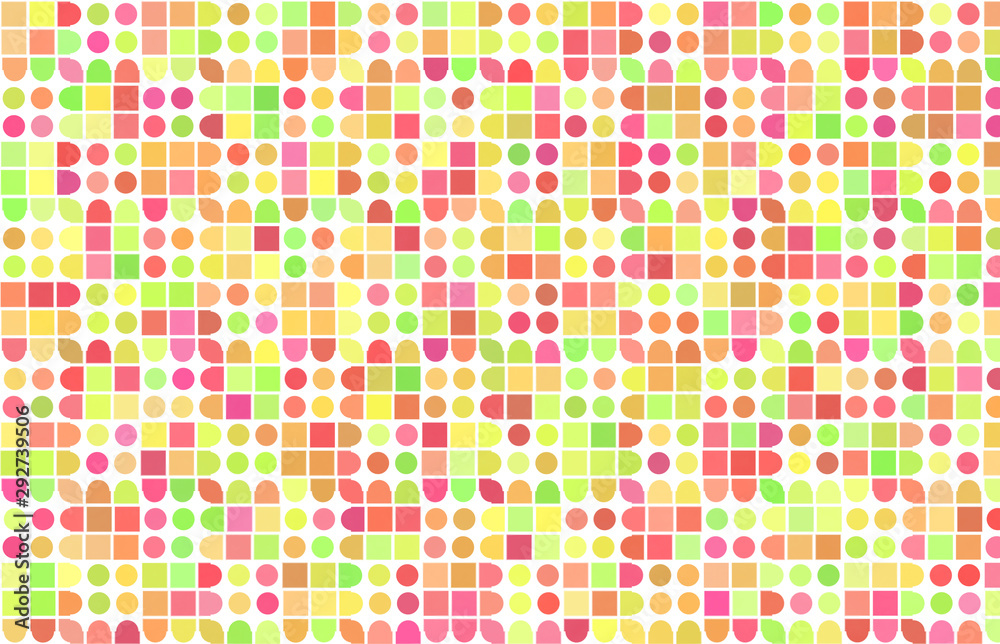colored dots and sqaures colored dots and sqaures